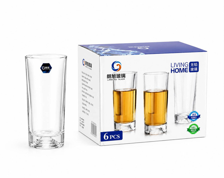 لیوان بلند LIVING HOME مدلLXY1007 بسته 6 عددی