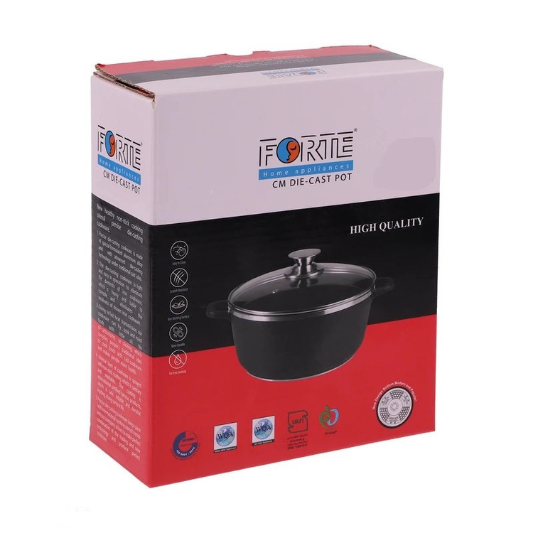 قابلمه گرانیت فورته مدل DIE-CAST POT سایز 14