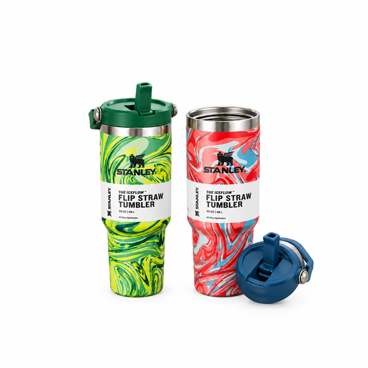 تراول ماگ استنلی Flip Straw مدل IceFlow